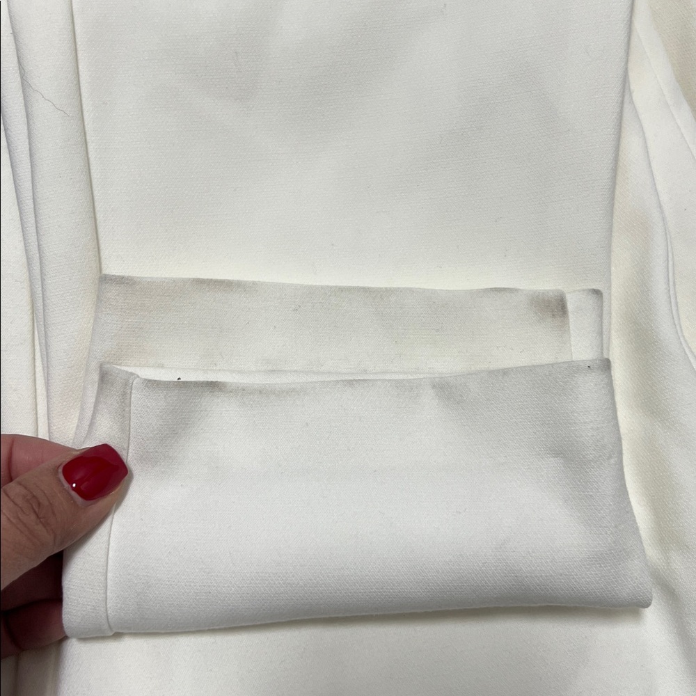 Black Halo woman’s Strapless pants romper/ white-cream / size 4 NWT - Picture 16 of 16